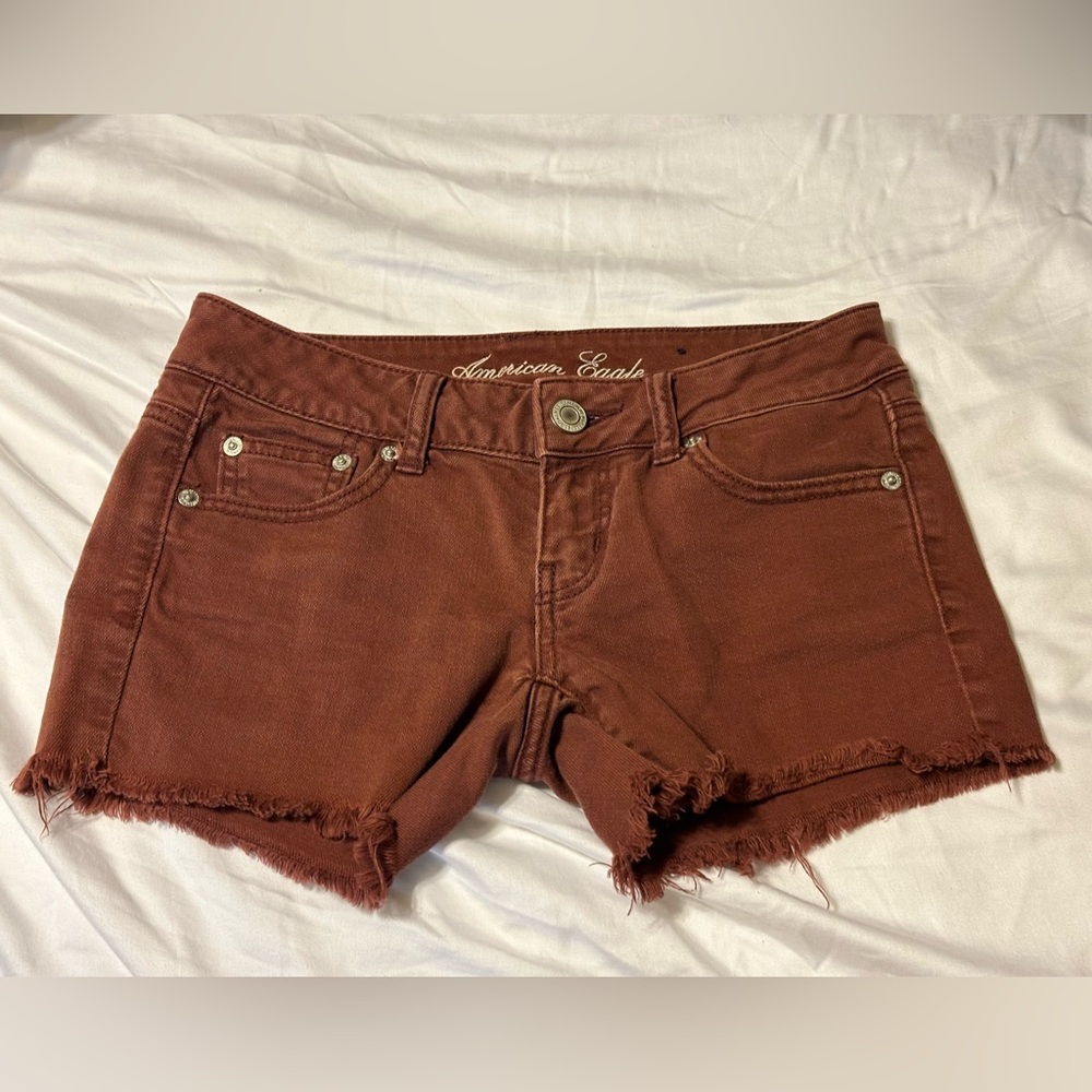 Maroon American Eagle Shorts